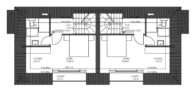 Charmante Neubau-Doppelhaushälfte in ruhiger Lage von Iserbrook - Grundriss Dachgeschoss