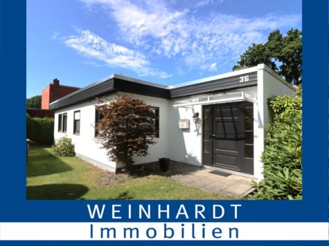 Bungalow in ruhiger grüner Lage von Hamburg-Poppenbüttel, 22399 Hamburg, Einfamilienhaus