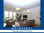 Luxuriös möblierte Neubauwohnung mit Balkon, Designküche & Top-Lage - Wohnzimmer